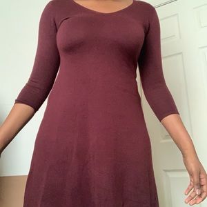 Maroon dress